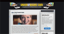Desktop Screenshot of orderofbooks.com